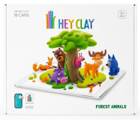 HeyClay Plastic Clay Forest Animals 00224