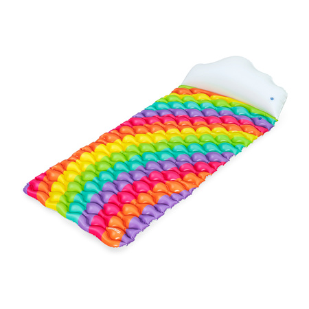 BESTWAY Rainbow floating mat 216x80cm B44107 - colorful water mat