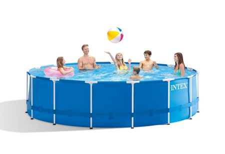 Piscine de jardin Intex Frame 457x122 cm avec accessoires 28242NP