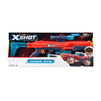 X-SHOT Hawk Eye 16 darts launcher 36435