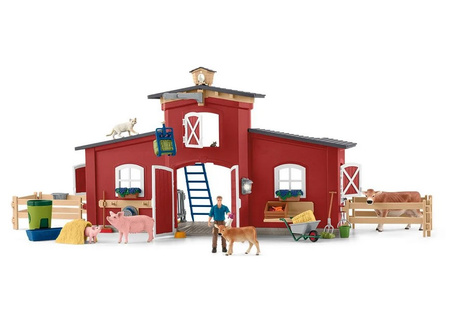 Schleich Large barn with animals + accessories 42606