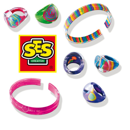 Bagues et bracelets arc-en-ciel pour enfants 01007