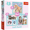 Trefl Puzzle 3en1 Animaux Mignons - Set 34862