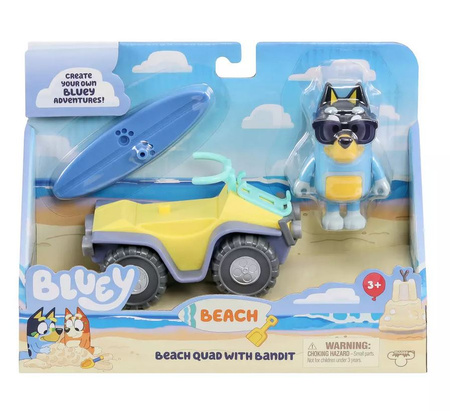 TM TOYS BLUEy Mini ensemble de véhicules de plage 75491