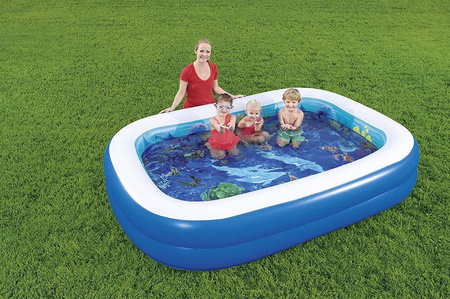 Piscine gonflable 3D Bestway 262x175x51cm B54177 26149 - Parfaite pour le jardin