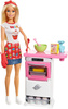 Barbie Home Baking Set + Poupée FHP57 - Jouet pour Enfants