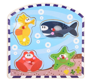DAFFI Wooden Frame Puzzle Underwater World D-114 41141