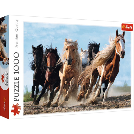 Puzzle 1000 pièces Chevaux au galop 10446