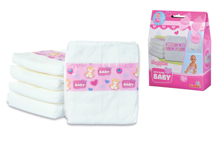 Doll diapers - set of 5 pieces 556-0019