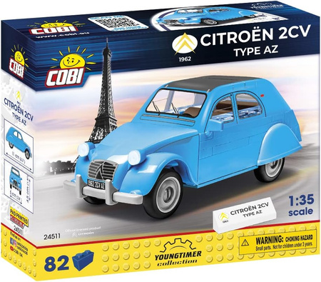 COBI YOUNGTIMER Citroen 2CV TypeAZ 1962 80 pads 24511