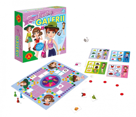 Shopping in the mall - board game for children 22025