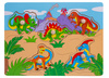 ANEK Wooden Puzzle Dinosaurs SmilyPlay SPW83597 35972