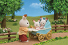 Sylvanian Families Lapin Jumeaux avec Poussette 05432