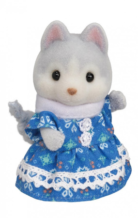 SYLVANIAN Families Chiens Husky sur un vélo 05637