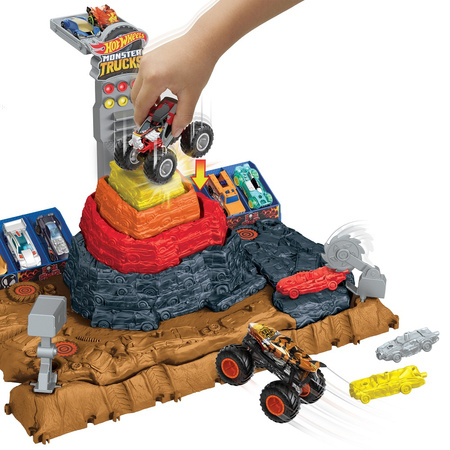 Ensemble de démolition de pyramide Hot Wheels Arena Smashers HNB96