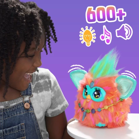 FURBY coral interactive mascot F6744