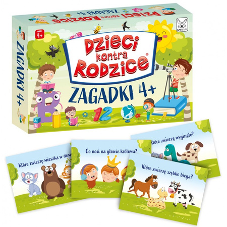 KANGUR PL Jeu Enfants contre Parents Puzzles Éducatifs 4+ 08705