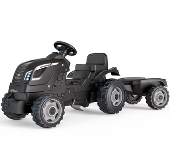 Tracteur avec remorque XL noir pour enfants 710131