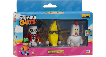 STUMBLE GUYS S1 Mini Action Figures 3-Pack Version B 89359