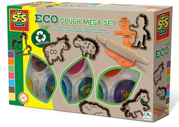 Eco cake mass, 7 colors of molds - 24919 49199