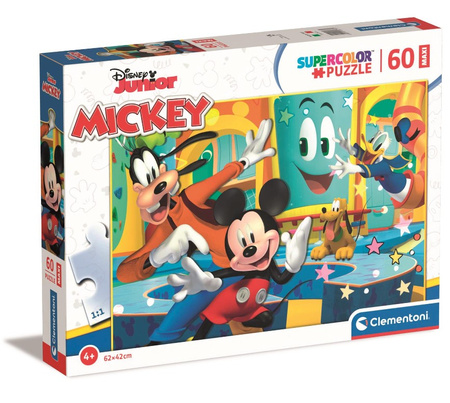 Clementoni Puzzle 60 Maxi SuperKolor Mickey Mouse 26473