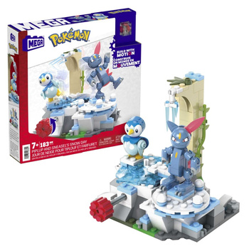 MATTEL MEGA CONSTRUX Pokemon Snow Day Piplup HKT20