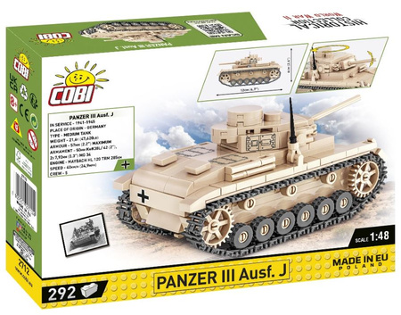 Model of the Panzer III Ausf tank. J 2712