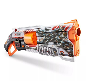 X-SHOT Skins Lock Blaster Gun 8 fléchettes 36606