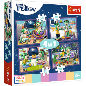 Treflik puzzle 4en1 Rituels du soir 34370