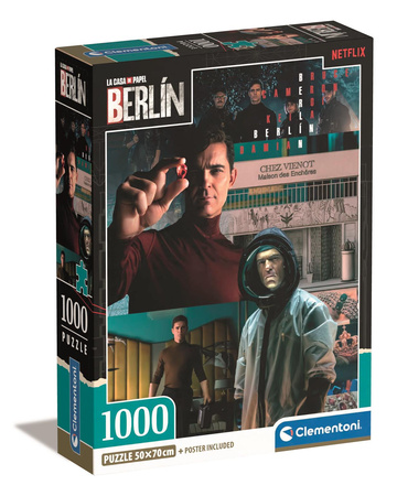 Clementoni Puzzle 1000 Compact Netflix Berlin 39850