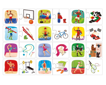 ADAMIGO Puzzle éducatif Sport et attributs 07776