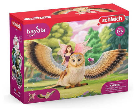 Schleich fairy flying on an owl 70789 70600