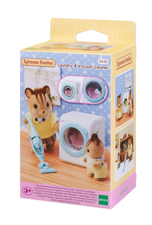 Ensemble lave-linge et aspirateur Sylvanian Families 05445