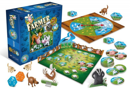 Jeu de société Super Farmer Big Box 04212 - le meilleur plaisir pour la famille