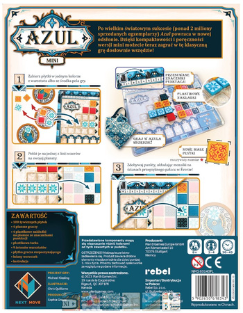 Jeu REBELLE Azul mini 18343