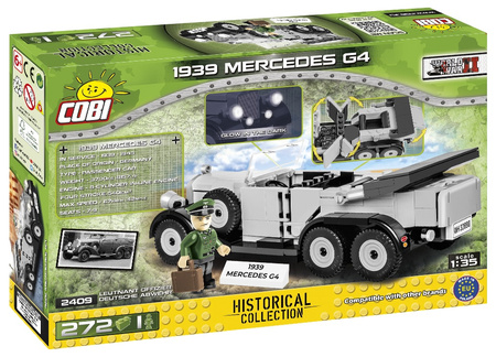 Historical Collection WWII 1939 Mercedes G4 280 bricks 2409