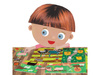 Puzzle with stickers farm 123