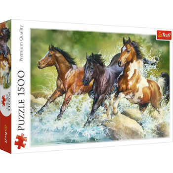 Puzzle 1500 Three Wild Horses 26148