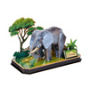 DANTE Cubic Fun 3D puzzle Elephant Animals 08585