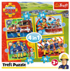 4in1 Puzzle Helpful Fireman Sam 34373