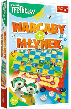 Game Checkers Młynek Trefliki 01920