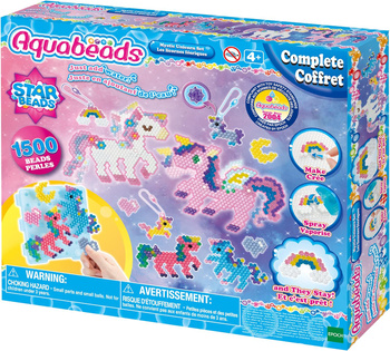 AQUABEADS Ensemble créatif licorne de conte de fées 31944 19444