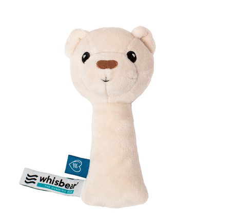 WHISBEAR Hochet ours en peluche crème pour bébés 45074