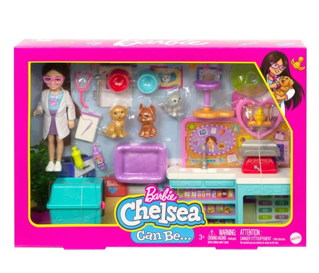 Barbie Chelsea set poupée vétérinaire HGT12 - Jouets pour enfants