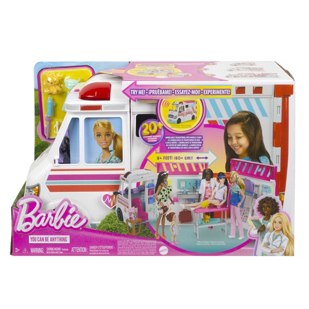 MATTEL Barbie mobile clinic ambulance ambulance HKT79