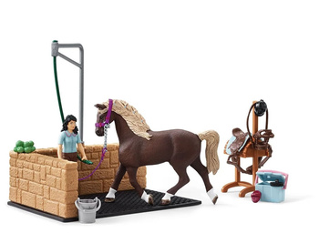 Schleich Horse Club Lavoir pour chevaux Emily & Luna 42438 23095