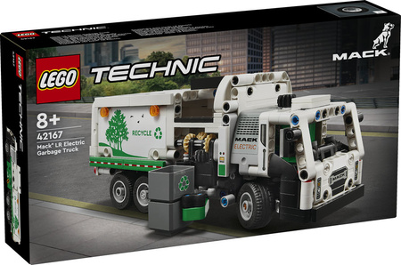 LEGO TECHNIC MackLR Le camion à ordures électrique 42167 - Ensemble de briques