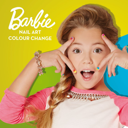 Barbie Kit de création de vernis à ongles changeant de couleur 97982