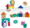 Blocs de bois colorés pour enfants 52 pcs 13143 31432