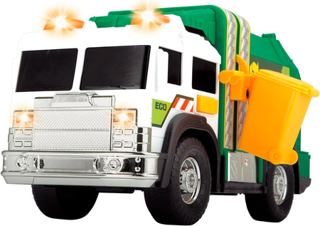 Dickie green garbage truck 30cm light and sound 330-6006